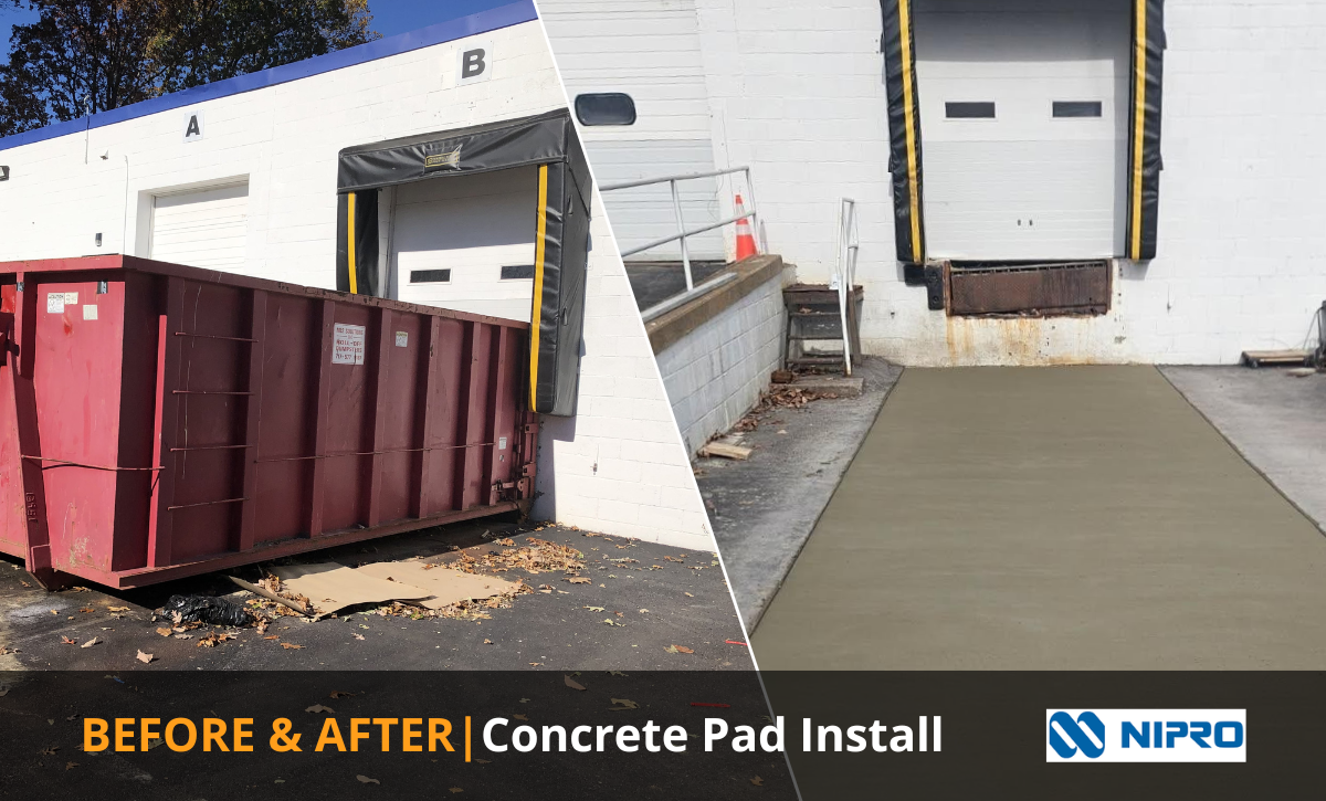 5 Small Projects - Concrete Pad Install